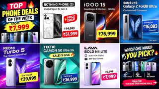 Top 6 Smartphone Deals of the Week | Phones Starting ₹7,999