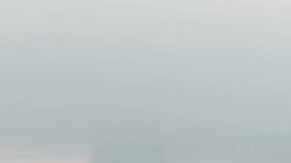 Current condition of mount anak krakatau on sember 7, 2026