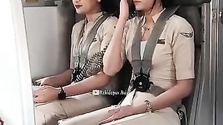 Announcement setelah landing bersama Pramugari Cantik