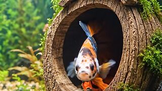 Colorful betta fish