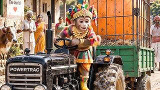 GIANT Egg Turns Into a HUGE Horse! 🥚🐎😂 Monkey’s Crazy Ride!