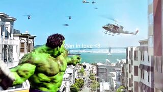 If a man become a monster he always respect his love# Hulk movie scene