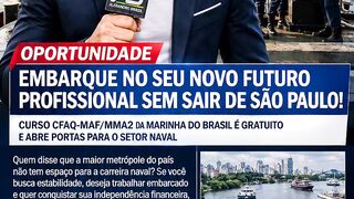 SÃO PAULO TRANSPORTE S.A.CURSO DE FORMAÇÃO DE AQUAVIÁRIOS - MARINHEIRO AUXILIAR FLUVIAL DE CONVÉS
