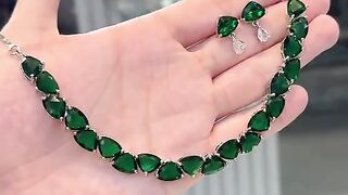Latest Stone Jewelry Set Designs 2026 | Royal Zircon & Crystal Collection ✨