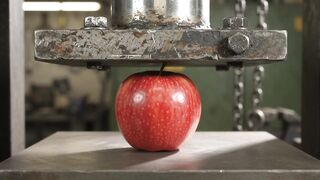 Hydraulic Press vs Apple | Satisfying Crush