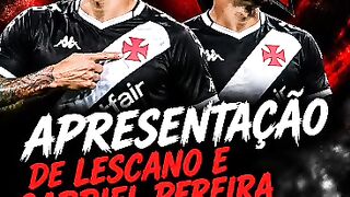 APRESENTAÇÃO DO LESCANO E GABRIEL PEREIRA SE DESPEDINDO DO SE TIME.