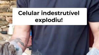 Celular Indestrutível Congelado no Nitrogênio_ Teste Extremo!.