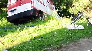 RAKSOL VÍDEOS NEWS :ACIDENTE COM AMBULÂNCIA