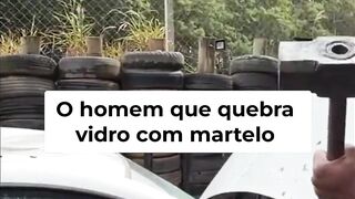 Marreta Quebra Vidro Blindado_ Teste Extremo!