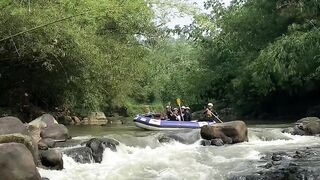 White water rafting holiday on natural rivers