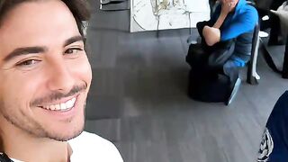 Taking a selfie