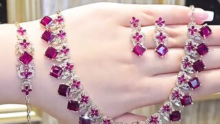 Gorgeous Stone Jewelry Set Transformation | Party & Bridal Look 2026 🌸