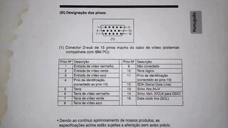 Conector S-VGA de 15 pinos