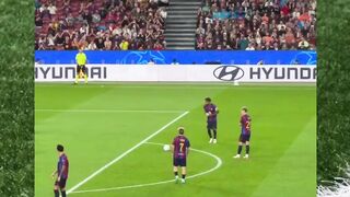 Lamine Yamal free kick goal vs Feyenoord (Barcelona vs Feyenoord 5-1)