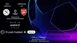 ⚽ Napoli 0-1 Arsenal [HIGHLIGHTS]  Champions League 26/27 ✅ | Match Simulation/Recreation