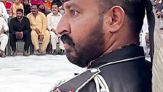 Aura of Pakistani soldier#Pakistan zindabad#Wagha border