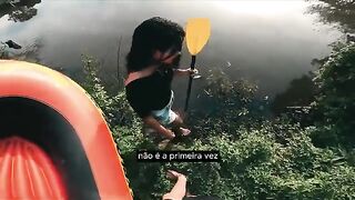 ENTREI DE BOTE NO LAGO  DO SÍTIO... E ENCONTREI  UM "CORPO"