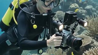 Diving Into the World of Coral Reefs 🌊🤿 #Shorts