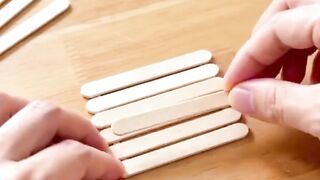You Won’t Believe What These Pops Don’t skip the ending—watch how these simple popsicle sticks transform into something amazing! 👀