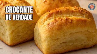 PÃO FRANCÊS SEM GLÚTEN Crocante por Fora e MACIO por Dentro que NÃO ESFARELA