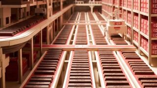 How KitKat Is Made in a Modern Factory 🍫🤯 #Shorts