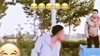Watermelon throw fail funny video 😂