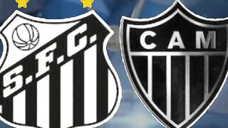 Santos x Atlético mineiro placar final SULAMERICANA