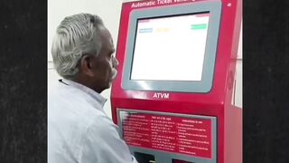 The fastest man who sells tickets in India