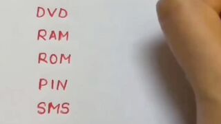 Common acronyms