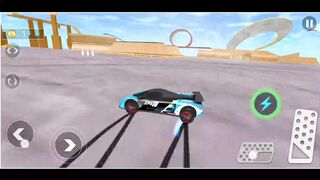 Crazy car stunt racing gameplay