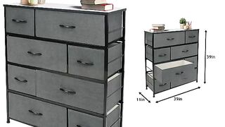 Sorbus Dresser with 9 Drawers