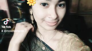 Beautiful Saree Look ✨ | Simple Bengali Girl Beauty 🌼
