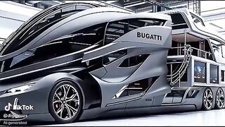 A look inside the Magical Luxury Bugatti Motorhome Mansion with hydraulics and doors that retract.mp4