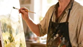 EL PENSÓ QUE NUNCA LO DESCUBRIRÍAN PERO SE EQUIVOCÓ Un pintor se gozaba a varias damas hasta que lo descubrieron