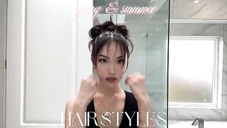 cute hairstyles for spring & summer 🌸