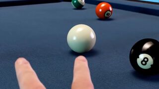 How a Peace Sign Predicts Cue Ball Paths 🎱
