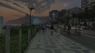 Caminhada pela  ruas  da cidade