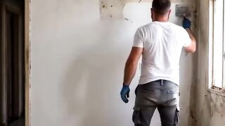 From Moldy Wall to Modern Living Room