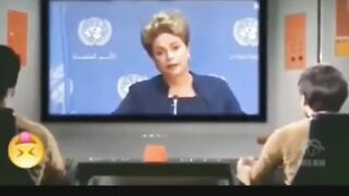 Star trek vendo Dilma Rousseff. Cena inesquecível.