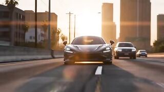 Insane Sports Car Chase Through the City 🔥🏎️ | #Shorts