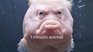 1 Minuto Animal - O Peixe Mais Feio do Mundo.