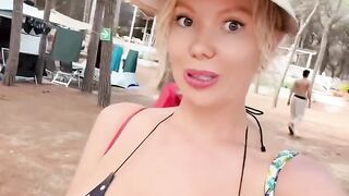 walking around