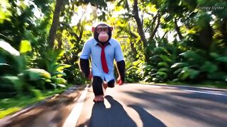chimpanzé no trampo chimpas no tempo
