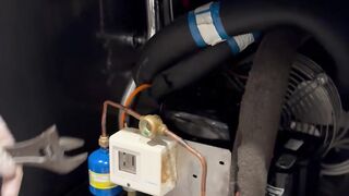 How to fix under counter fridge