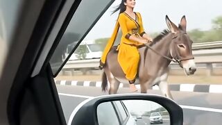 Donkey riding