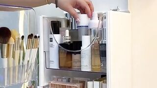 Viral women trending makeup vanity
