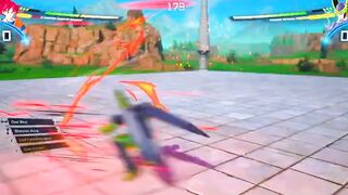 Goku and cell fight