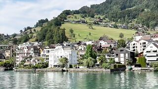 Lake Lucerne  Wind in the mountains, waves on the lake... feels like time just slowed down here