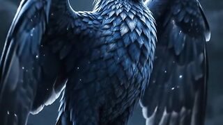 The Celestial Bird Awakens Under the Moon