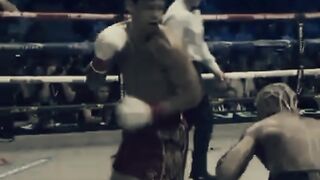 Ryan Garcia just finished Conor Benn in the second round  good game